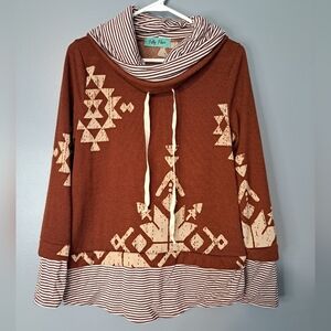 Filly Flair size small Turtle neck sweater